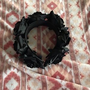 Alternative Black Rose Headband 🌹♠️